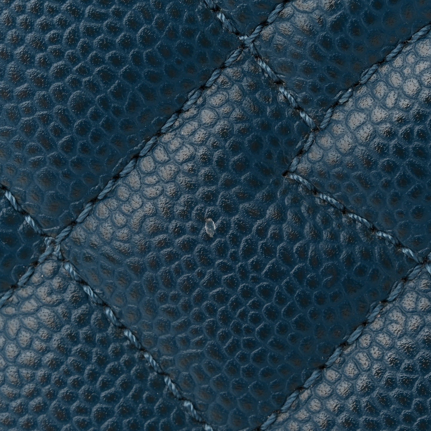 Caviar Quilted Grand Shopping Tote GST Dark Blue