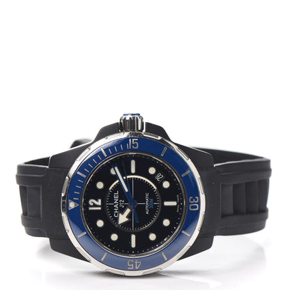 Chanel Stainless Steel Ceramic Rubber 41mm J12 Marine Automatic Watch Black 2 of 4