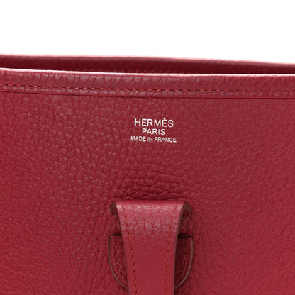 Hermes Taurillon Clemence Evelyne III PM Rubis 6 of 16