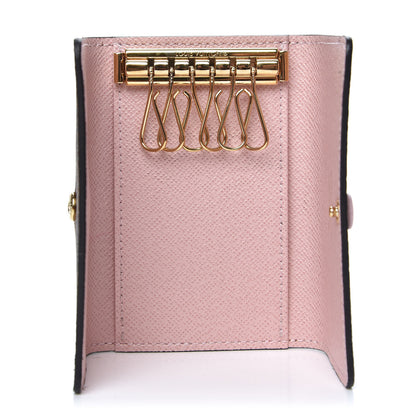 Louis Vuitton Damier Ebene Multicles 6 Key Holder Rose Ballerine 5 of 7
