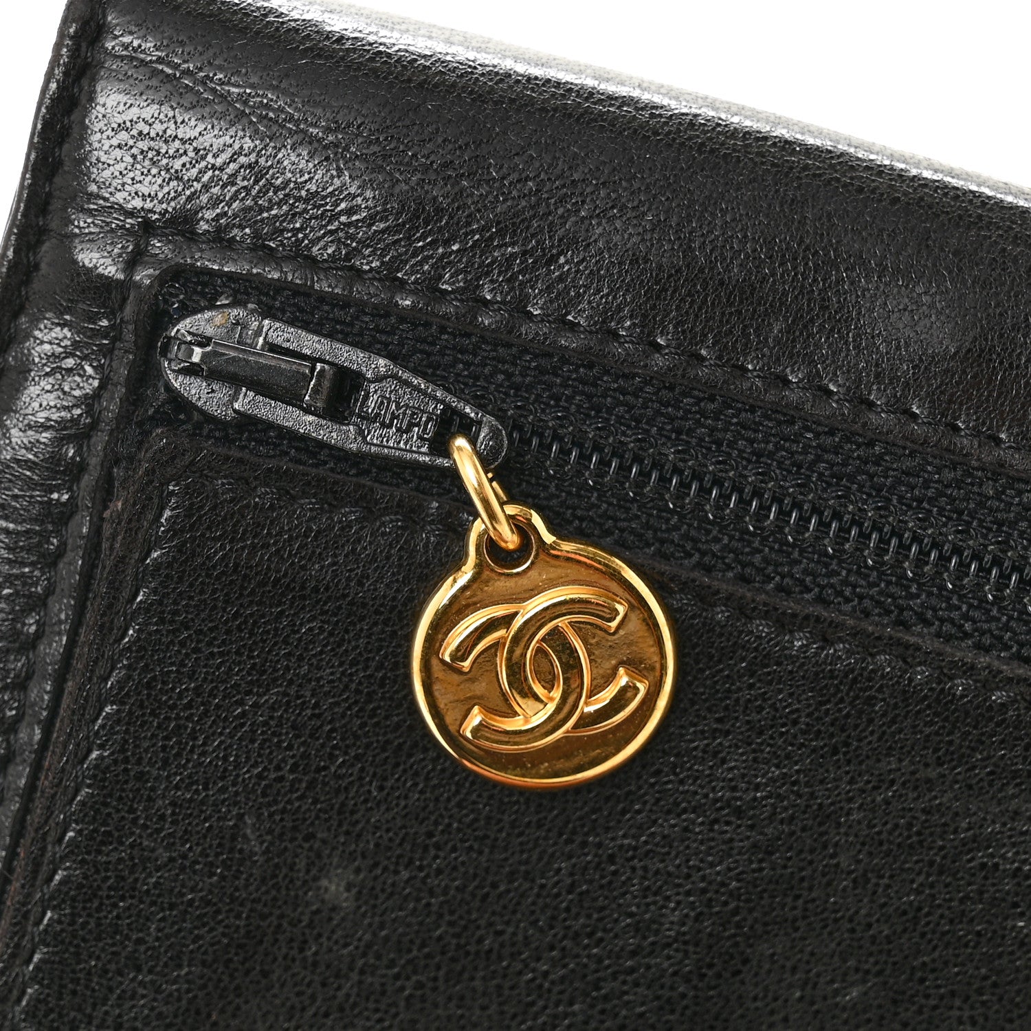 Chanel Lambskin Timeless CC Flap Wallet Black 11 of 13