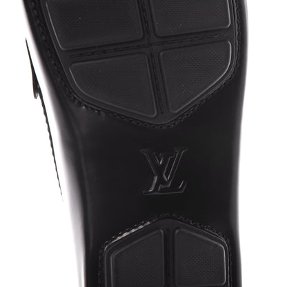 Louis Vuitton Calfskin Racetrack Moccasin Loafers 10.5 Black 6 of 8
