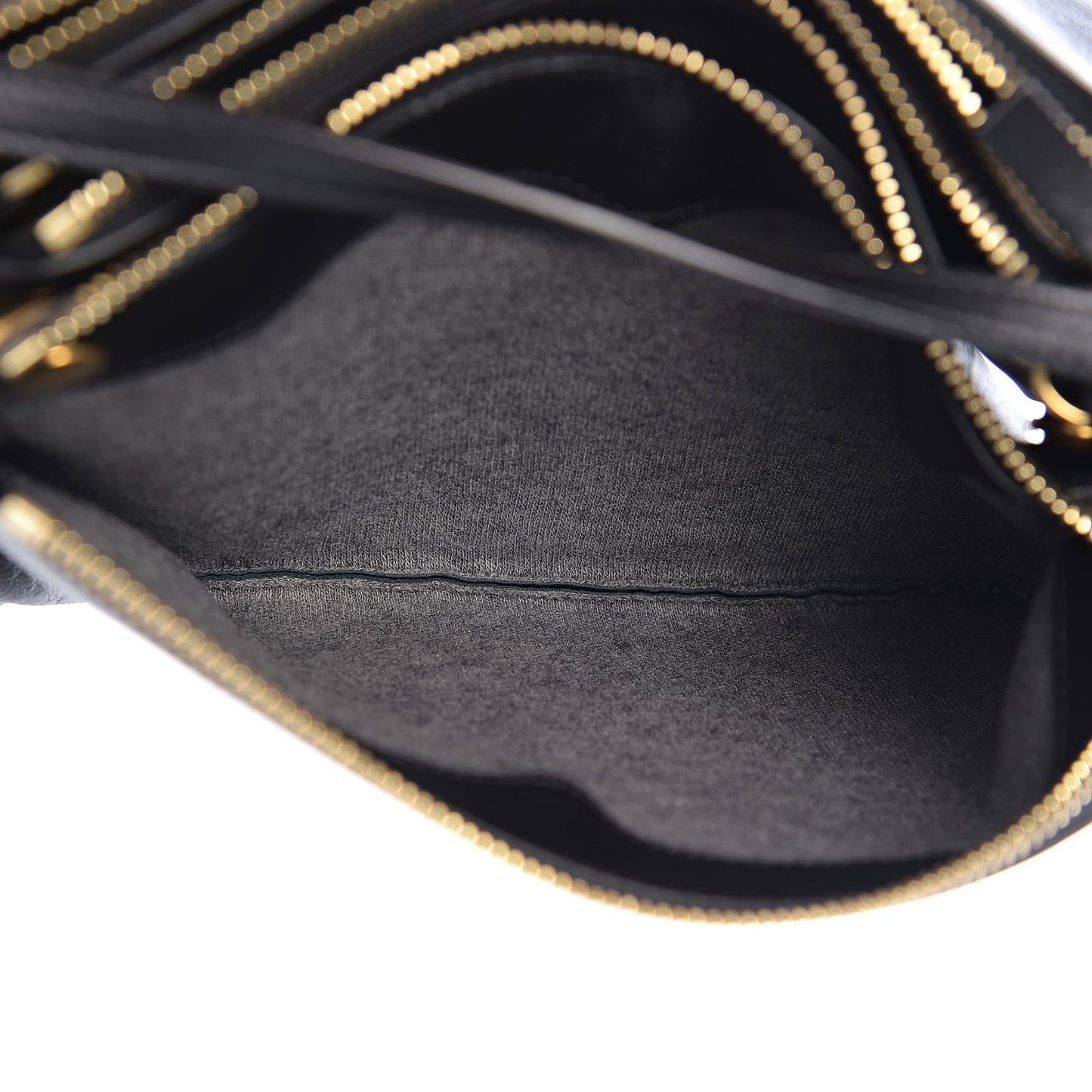 Lambskin Small Trio Crossbody Bag Black