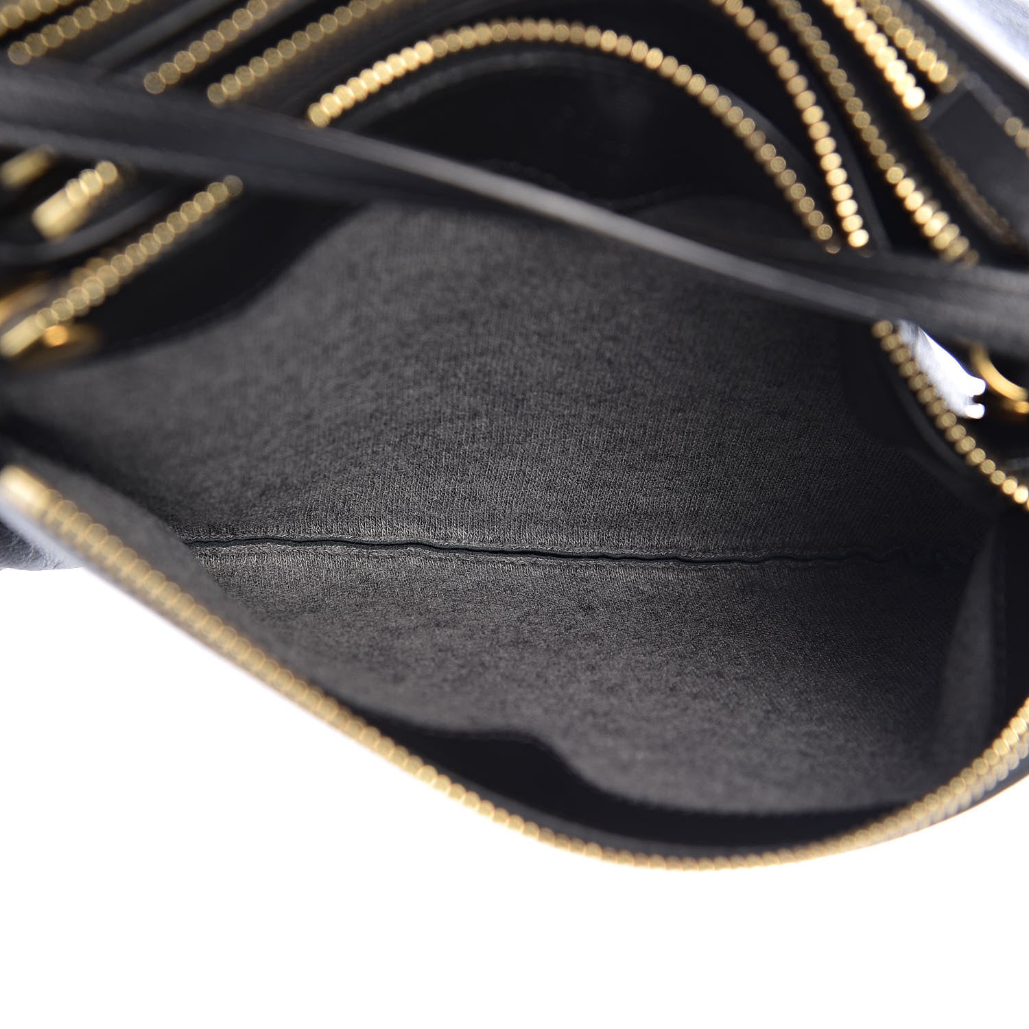 Celine Lambskin Small Trio Crossbody Bag Black 5 of 11