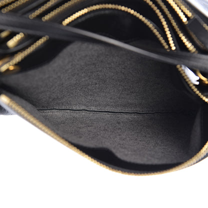 Celine Lambskin Small Trio Crossbody Bag Black 5 of 11