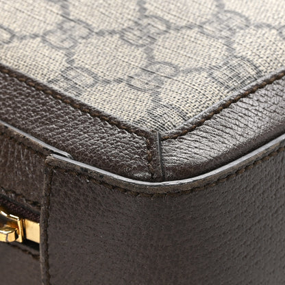 Gucci GG Supreme Monogram Web Small Ophidia Top Handle Shoulder Bag Brown 11 of 14