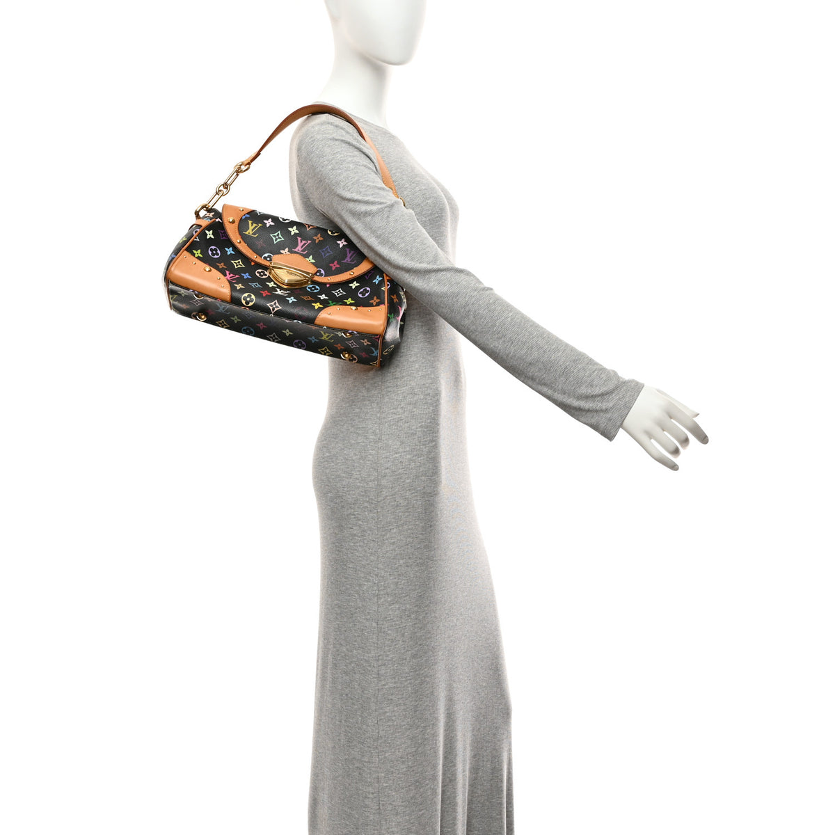 Monogram Multicolor Beverly MM Black