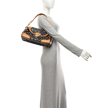 Louis Vuitton Monogram Multicolor Beverly MM Black 2 of 10