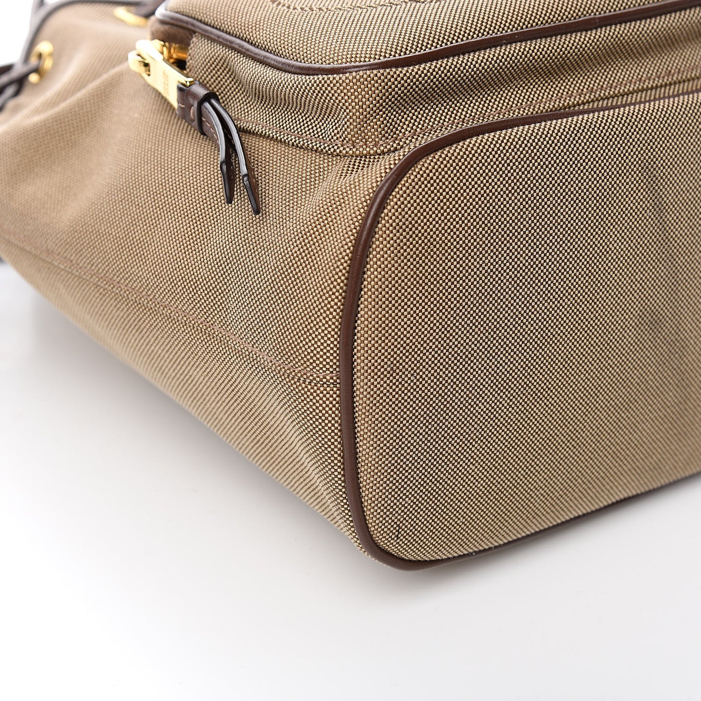 Jacquard Logo Mini Bucket Crossbody Bag Corda Bruciato