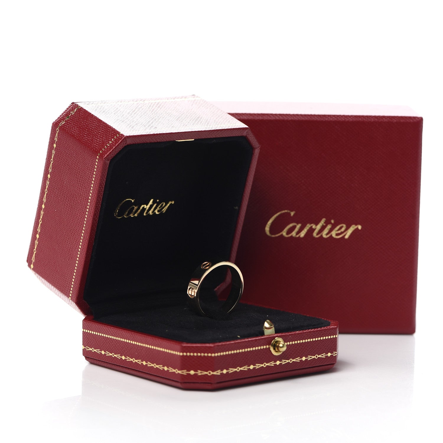 Cartier 18K Yellow Gold 5.5mm LOVE Ring 63 10.25 6 of 6