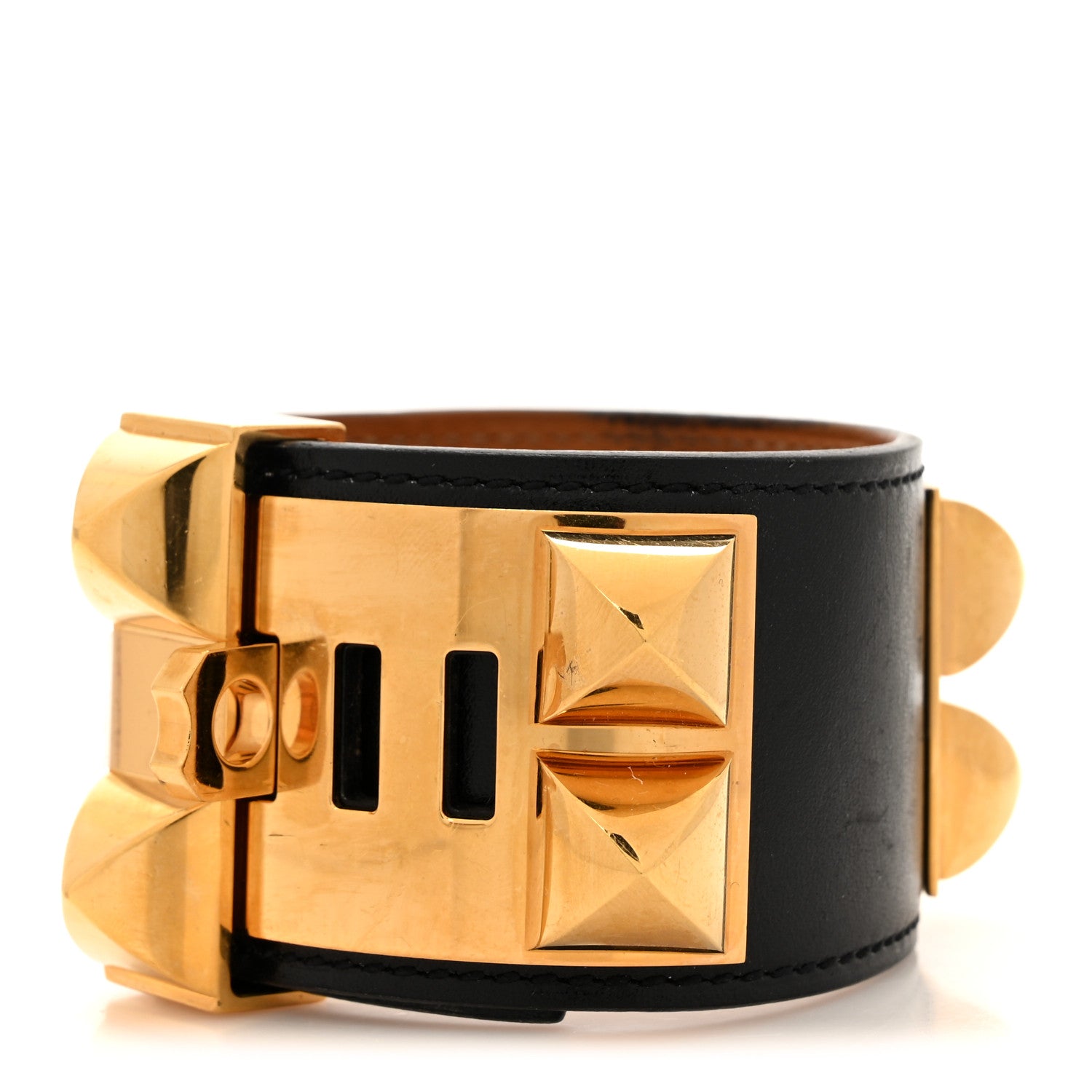 Hermes Box Collier De Chien CDC Bracelet T3 Black 3 of 8