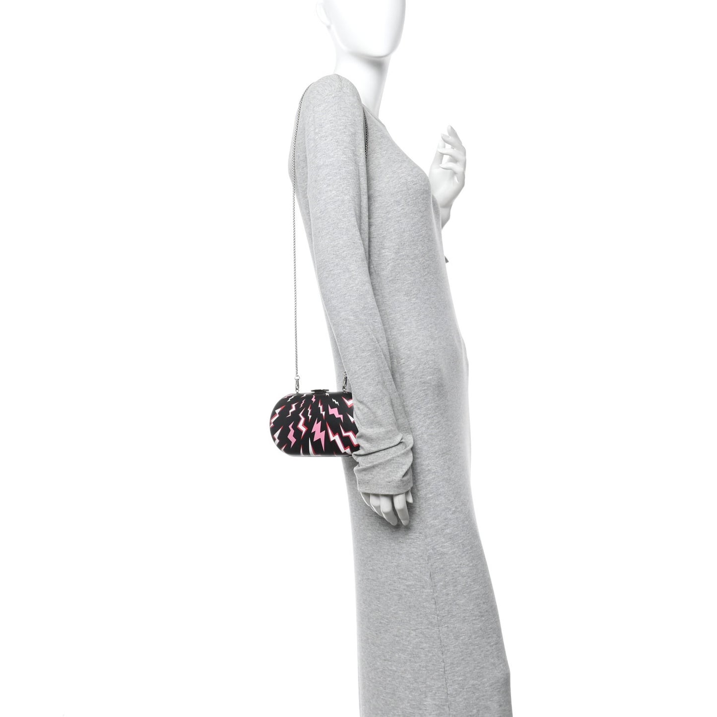 X UNIVERSAL STUDIOS Nappa Thunder Frankenstein Clutch With Chain Lacca