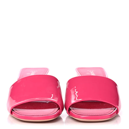 Chanel Patent Calfskin CC Mules 39 Dark Pink Light Pink 2 of 11
