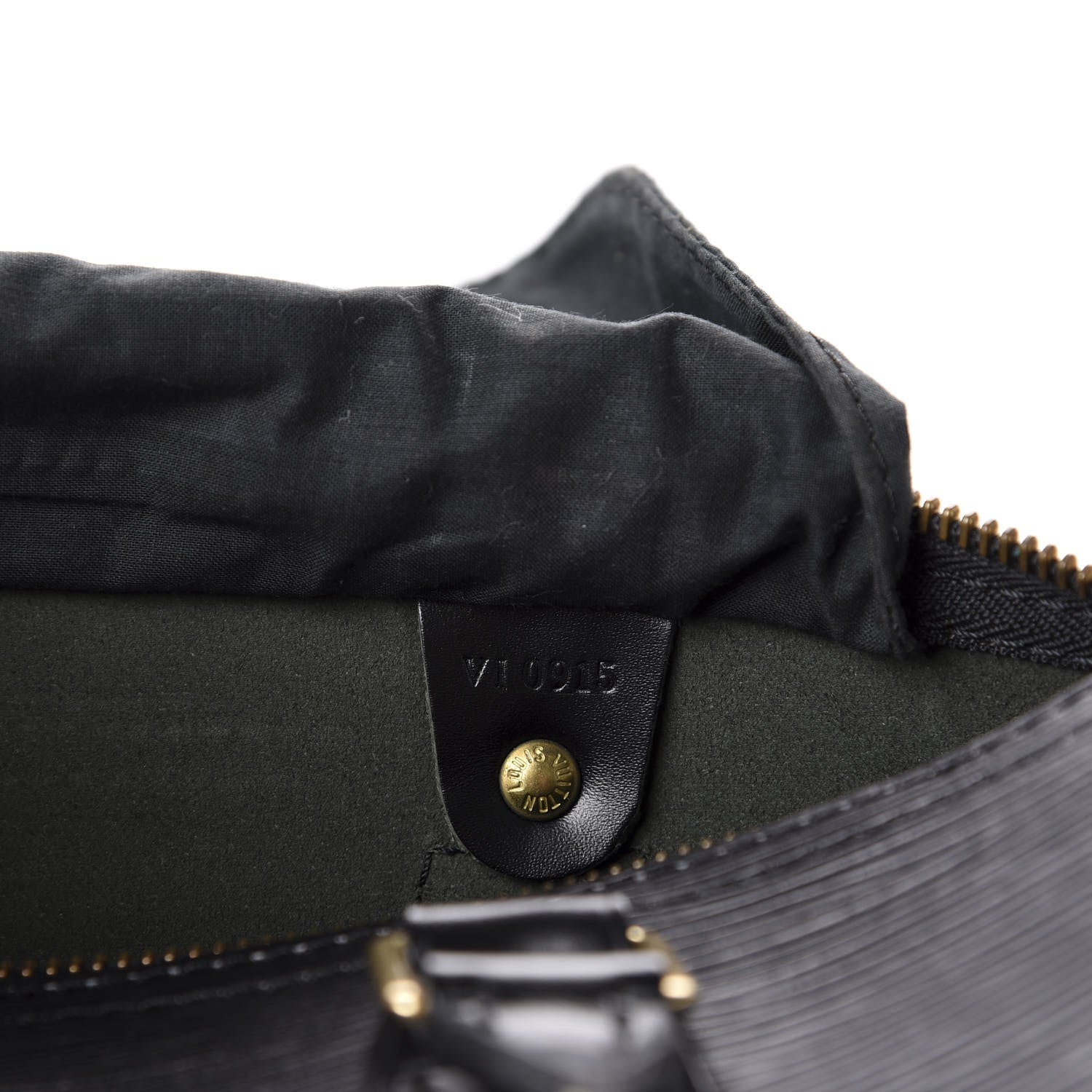 Louis Vuitton Epi Speedy 25 Black 10 of 11