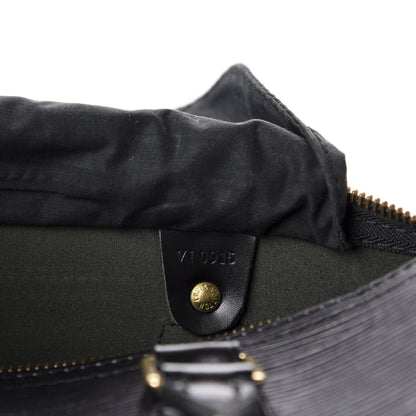 Louis Vuitton Epi Speedy 25 Black 10 of 11