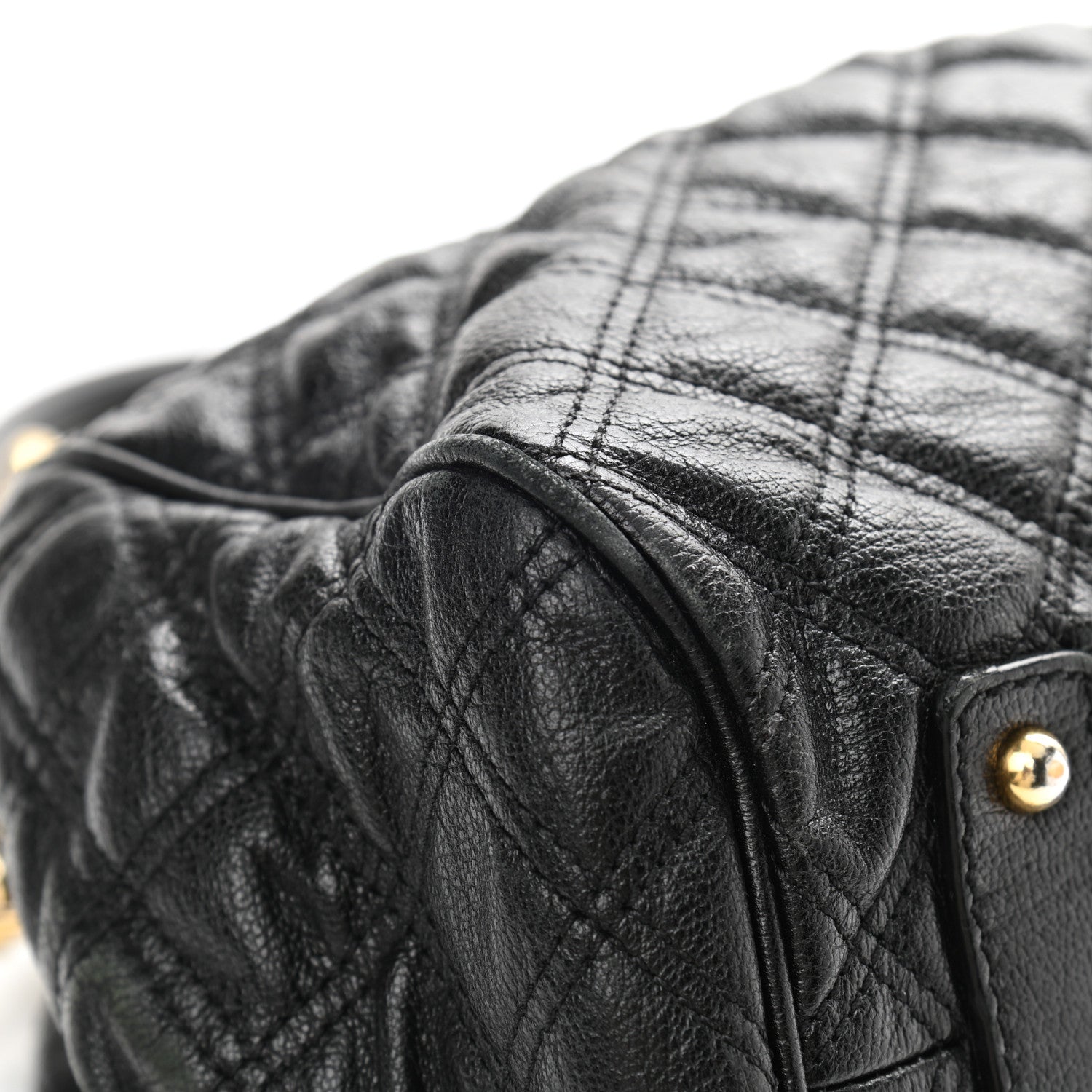 Marc Jacobs Calfskin Quilted Stam Black 11 of 15