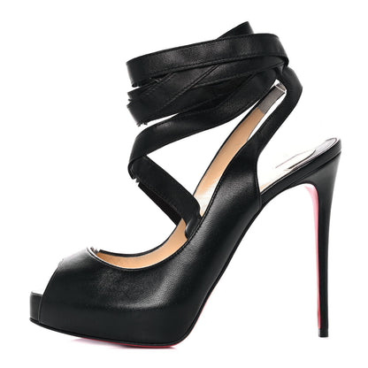 Christian Louboutin Nappa Altilege 120 Pumps 37 Black 1 of 8