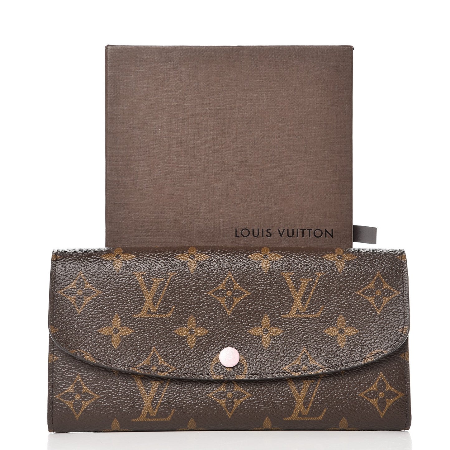 Monogram Emilie Wallet Rose Ballerine