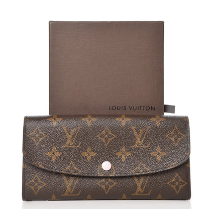 Louis Vuitton Monogram Emilie Wallet Rose Ballerine 7 of 7