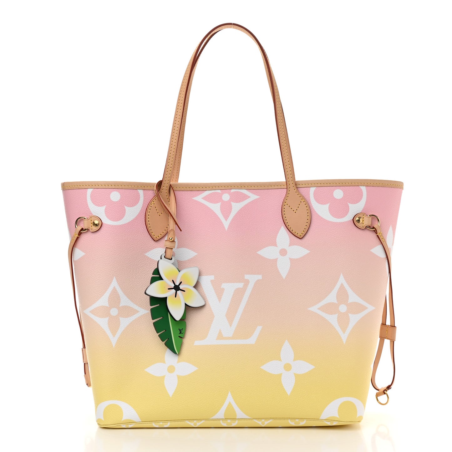 Monogram Giant By The Pool Neverfull MM Light Pink