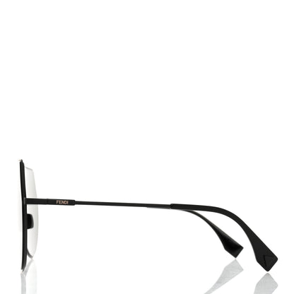 Fendi Metal Mirrored Eyeline Sunglasses FF 0193/S Black 3 of 8