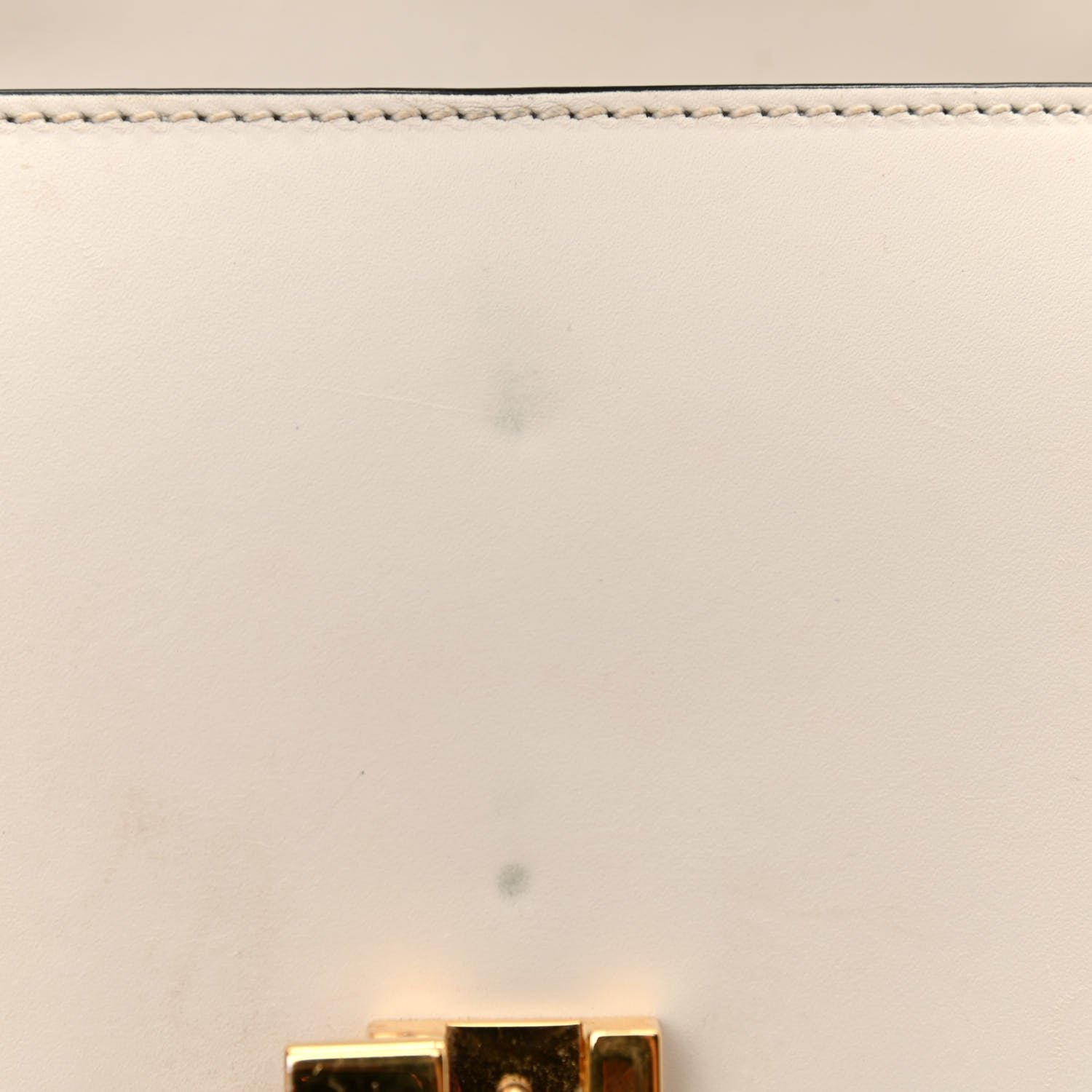 Gucci Calfskin Mini Sylvie Top Handle Bag White 11 of 19