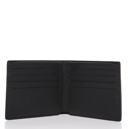 Gucci Cripto Calfskin Logo Bi-Fold Wallet Black Grege 4 of 6