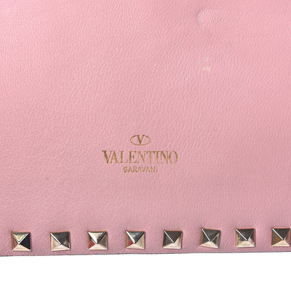 Valentino Garavani Nappa Rockstud Wristlet Clutch Geranio 10 of 10