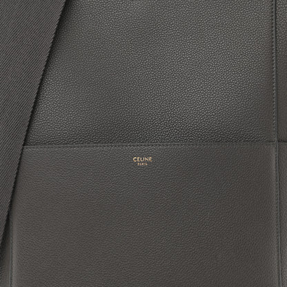 Celine Soft Grained Calfskin Sangle Bucket Bag Grey 9 of 9