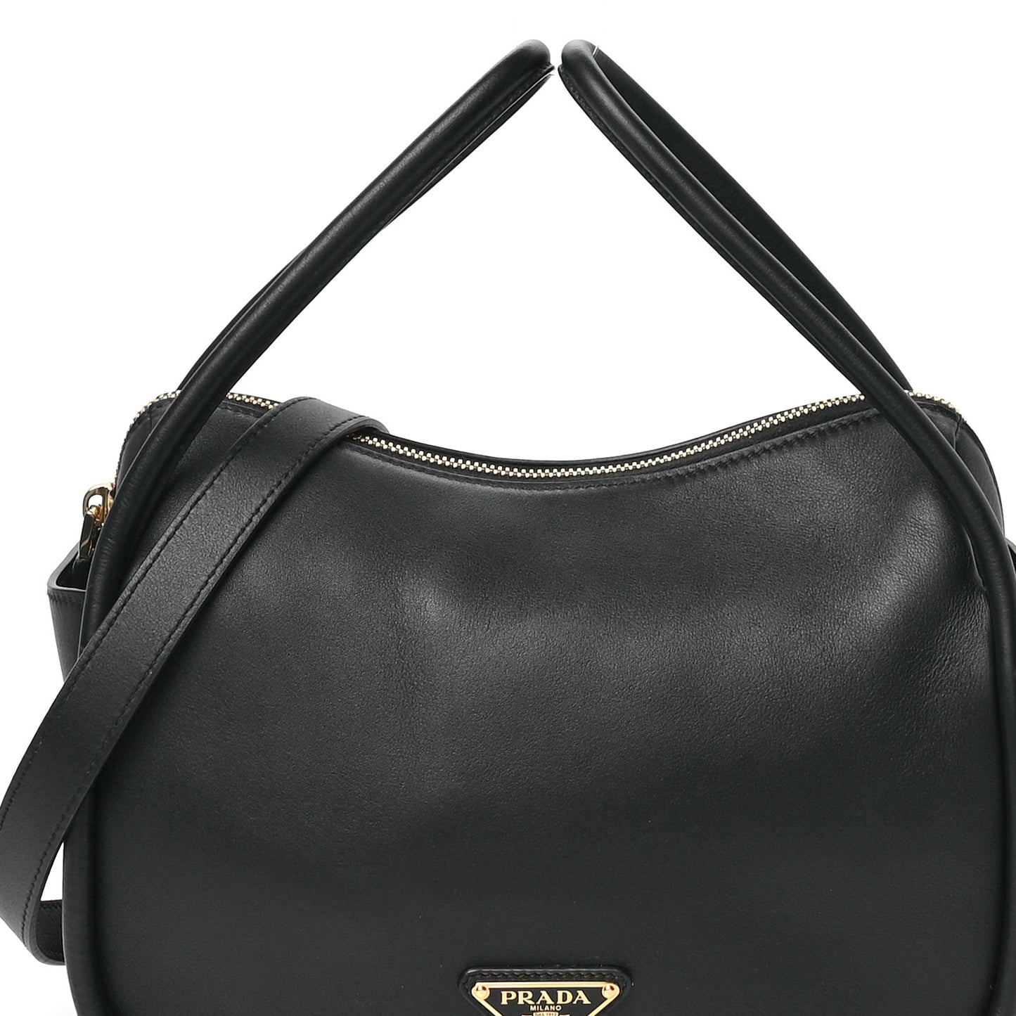 Soft Calfskin Darling Shoulder Bag Black