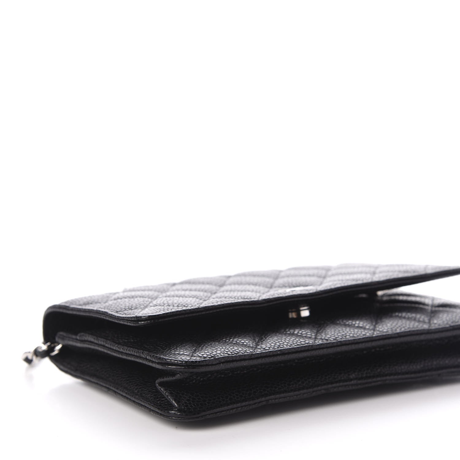 Chanel Caviar Quilted Wallet On Chain WOC Black 6 of 12