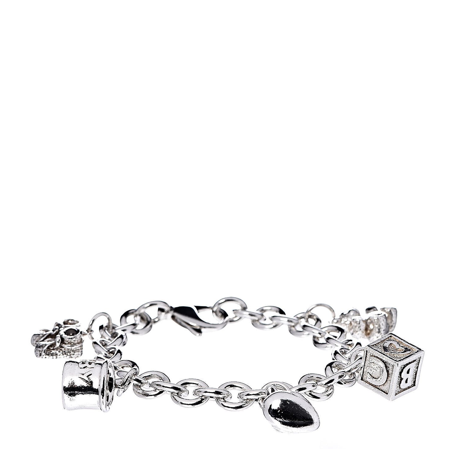 Sterling Silver Baby Charm Bracelet