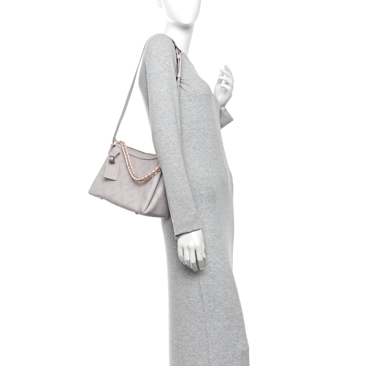 Louis Vuitton Mahina Braided Hand It All PM Pink Gray 2 of 10