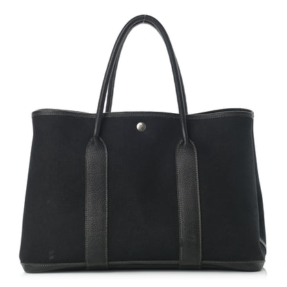 Hermes Toile Officier Negonda Garden Party 30 TPM Black 1 of 17