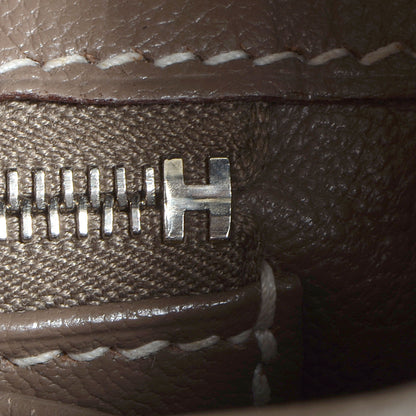 Hermes Taurillon Clemence Birkin 30 Etoupe 14 of 25