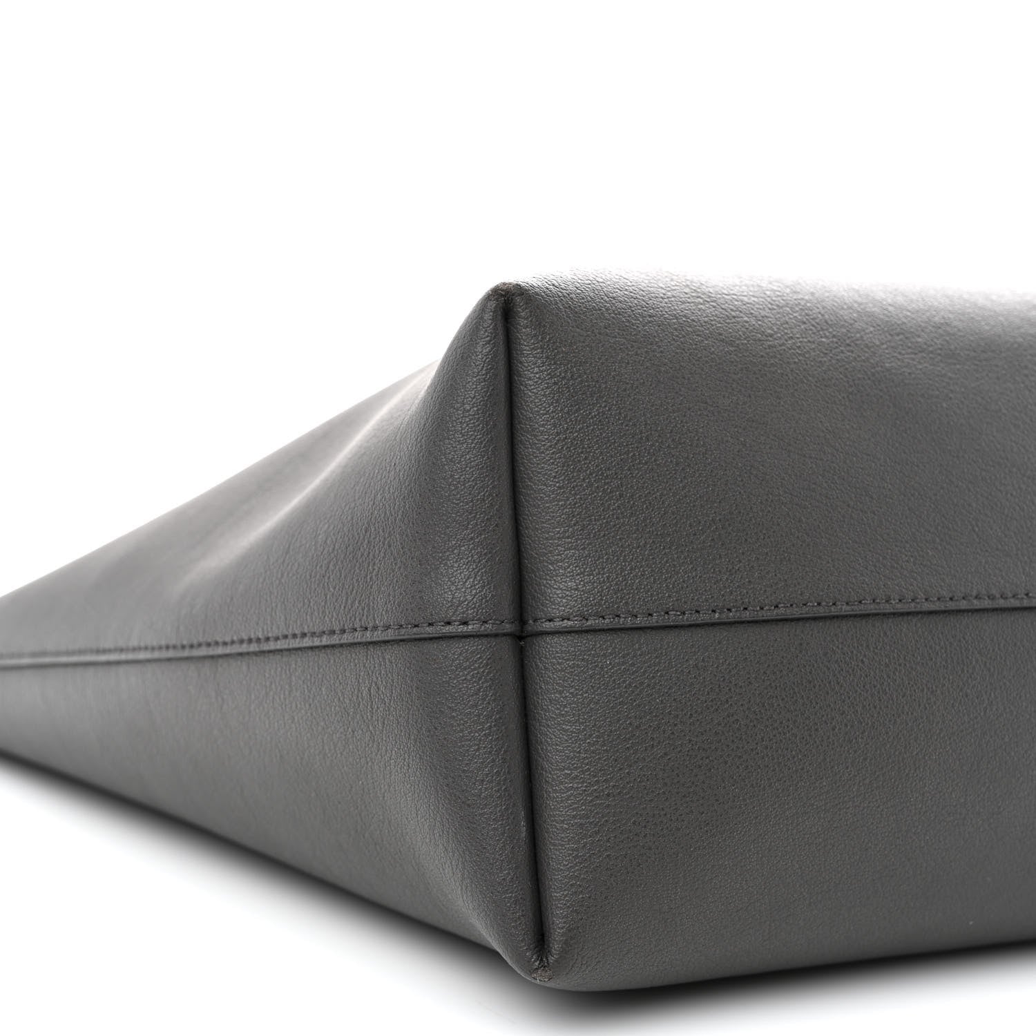 Saint Laurent Calfskin Large Shopping Tote Asphalt 12 of 21