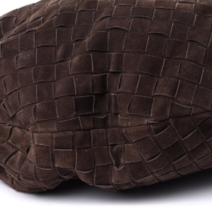 Bottega Veneta Suede Intrecciato Medium Jodie Fondant 8 of 10