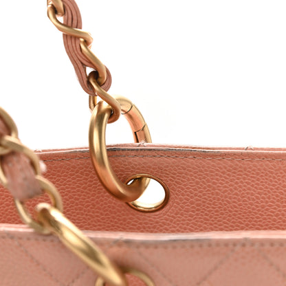 Chanel Caviar Quilted Grand Timeless Tote GTT Pink 14 of 17