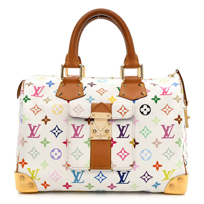 Louis Vuitton Monogram Multicolor Speedy 30 White 1 of 15