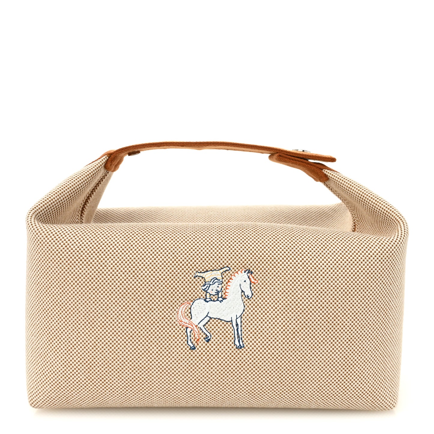 Canvas Large Bride-A-Brac Cabriole Case Biscuit
