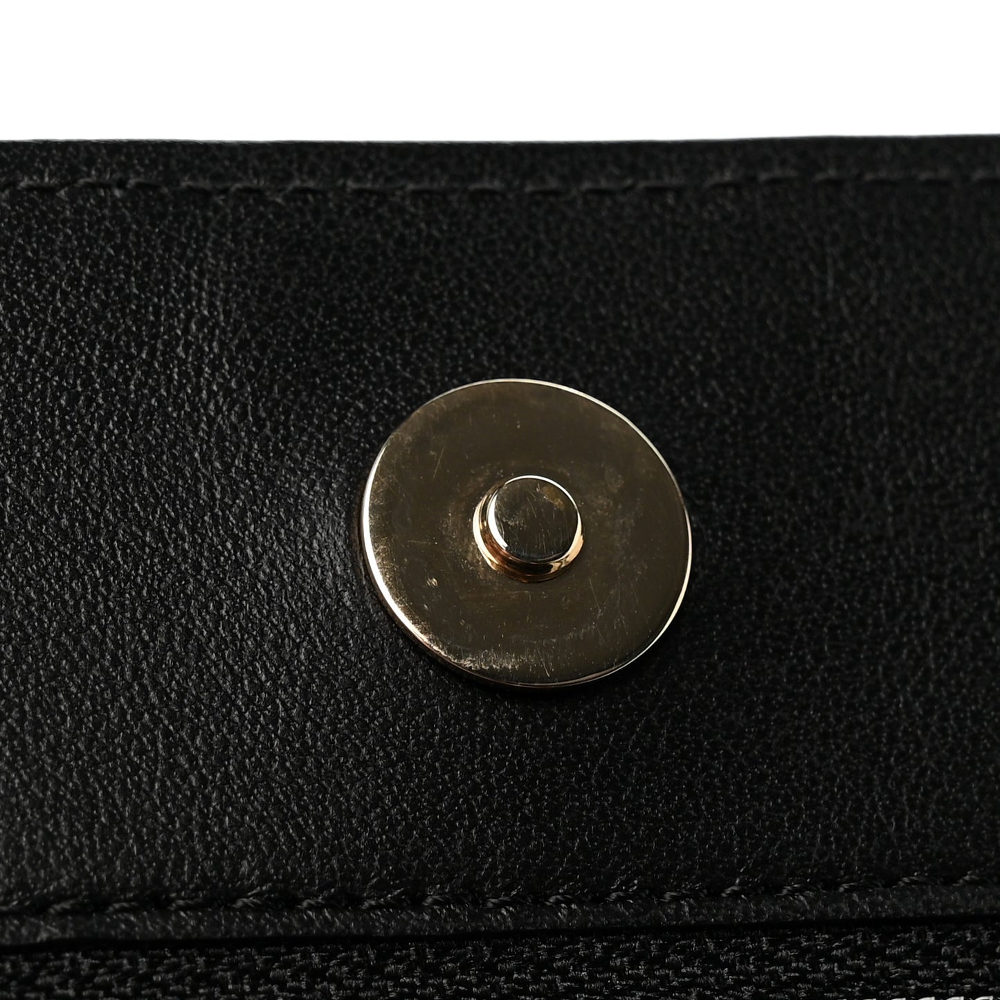 Caviar Chevron Quilted Boy Wallet On Chain WOC Black