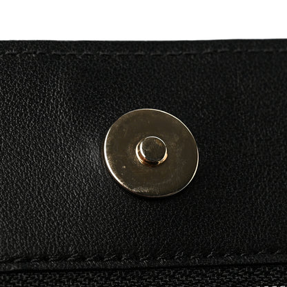 Chanel Caviar Chevron Quilted Boy Wallet On Chain WOC Black 13 of 14