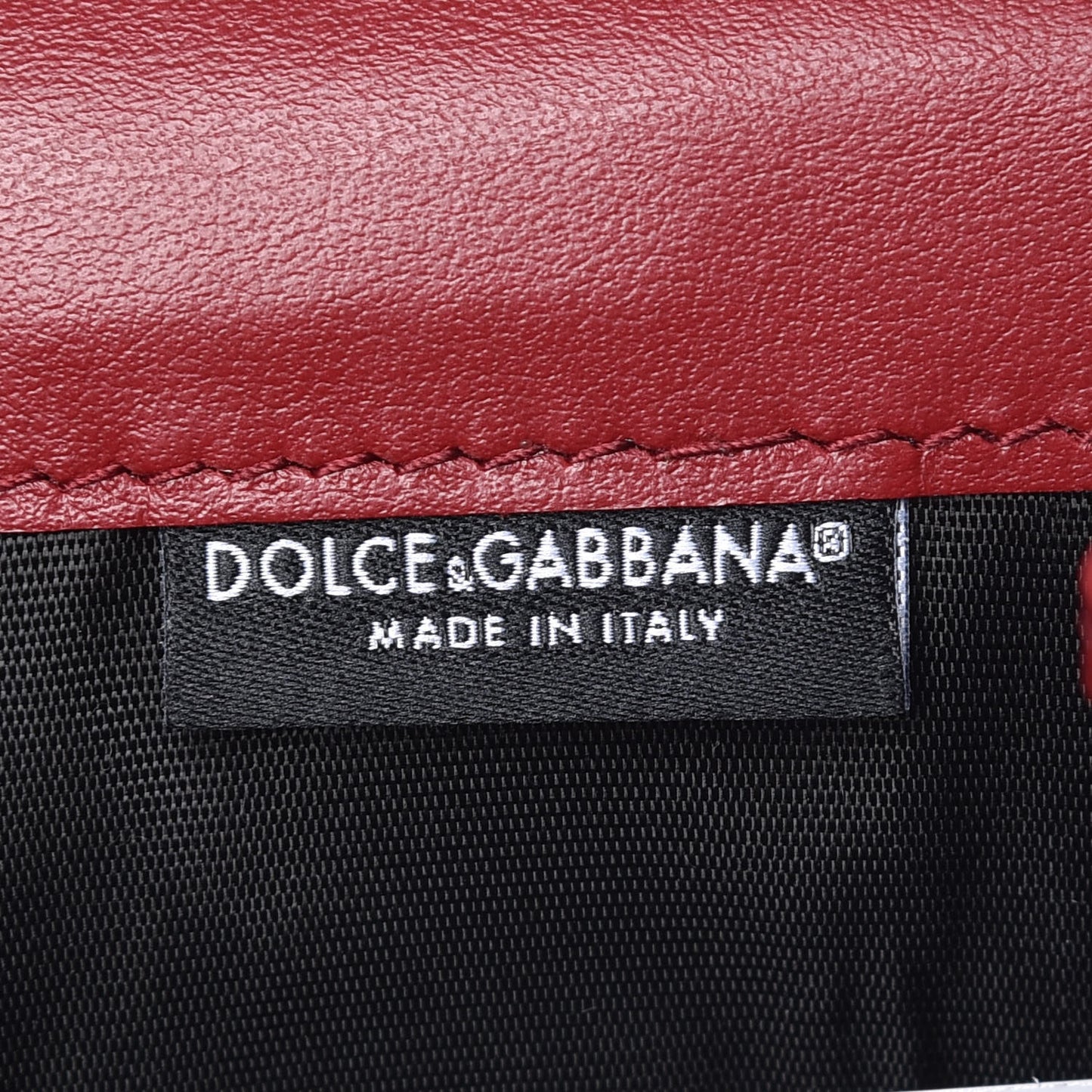 Iguana Calfskin Embossed Embellished Logo French Flap Wallet Black