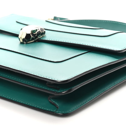 Bulgari Calfskin Serpenti Forever Top Handle Emerald Green 10 of 10