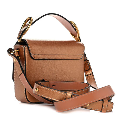 Chloe Shiny Calfskin Mini C Double Carry Rose Gold 3 of 13