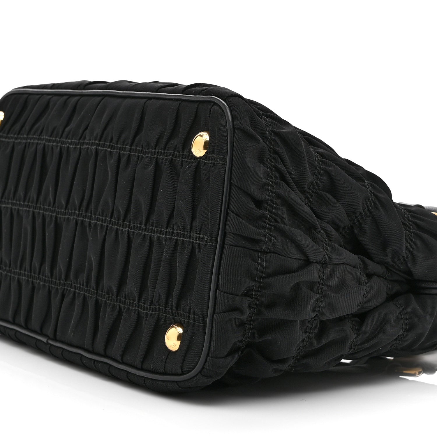 Prada Tessuto Nylon Gaufre Small Tote Black 10 of 10