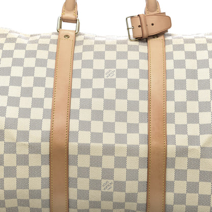 Louis Vuitton Damier Azur Keepall 50 9 of 9