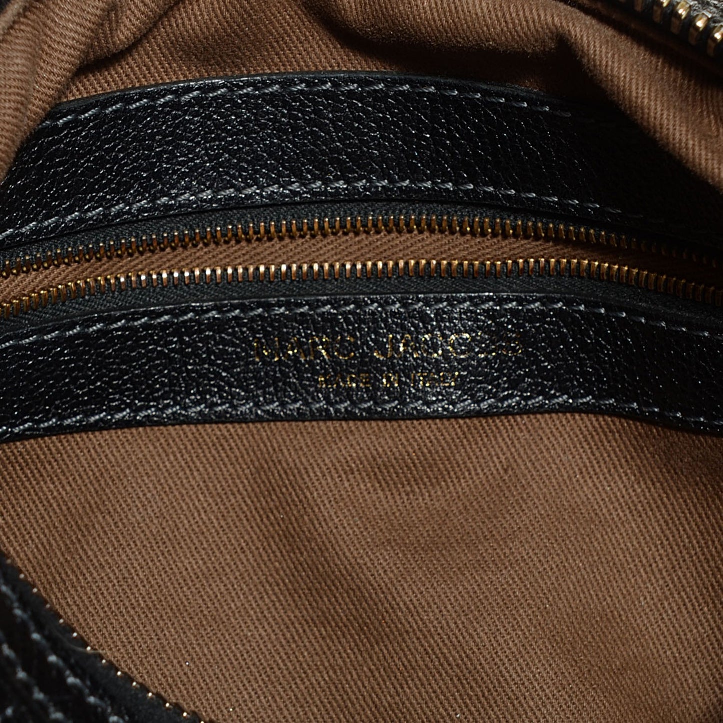 Leather Quilted Banana Hobo Black