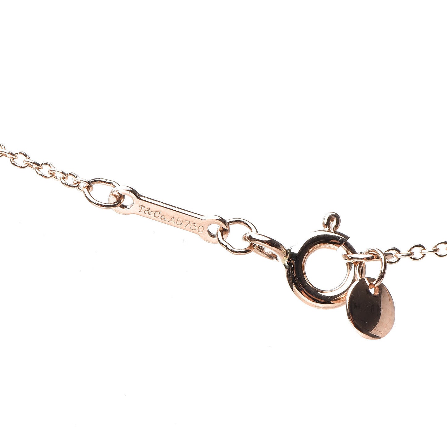 18K Rose Gold Paloma Picasso Heart and Arrow Pendant Necklace