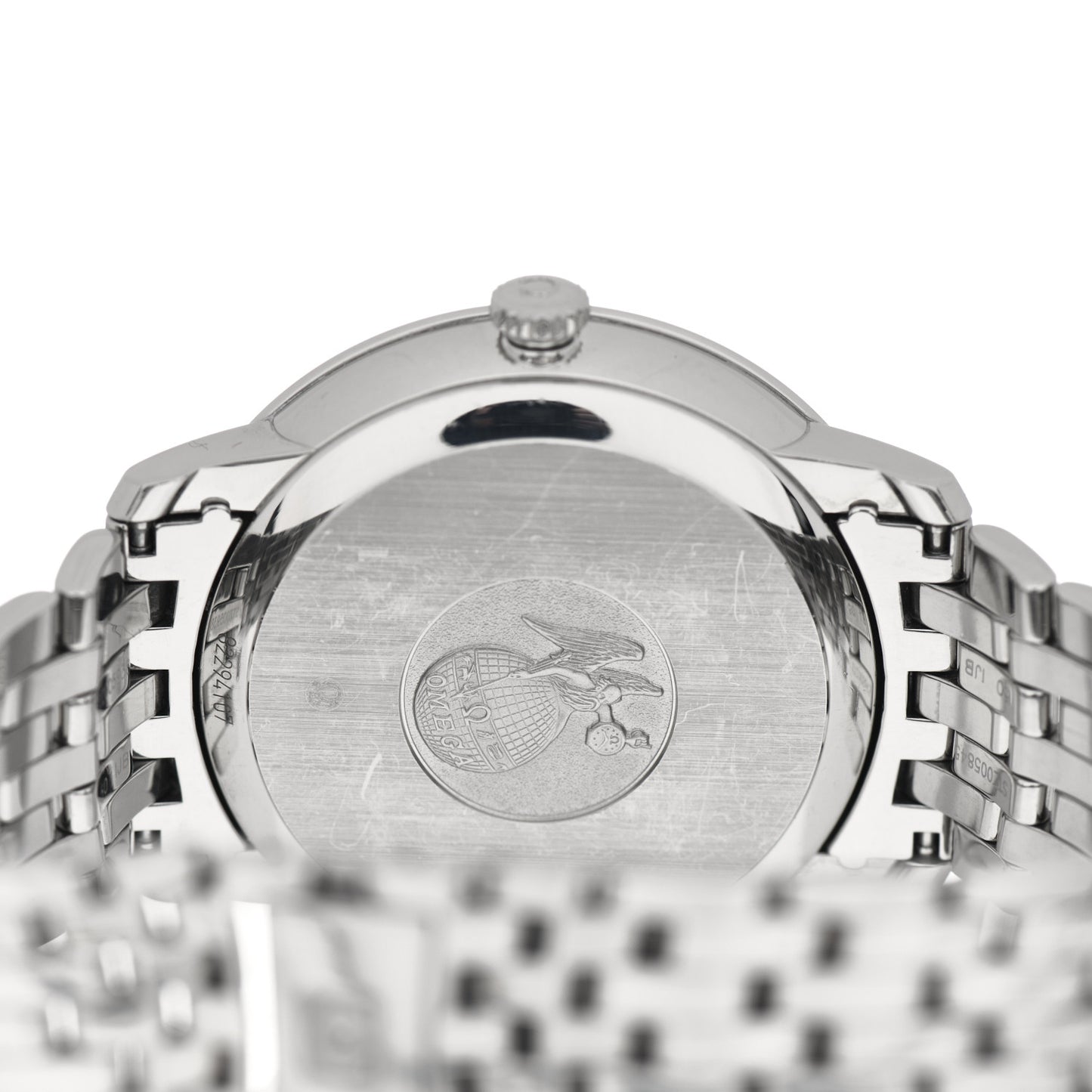 Stainless Steel 39mm De Ville Prestige Co-Axial Chronometer Automatic Watch Grey 424.10.40.20.06.002